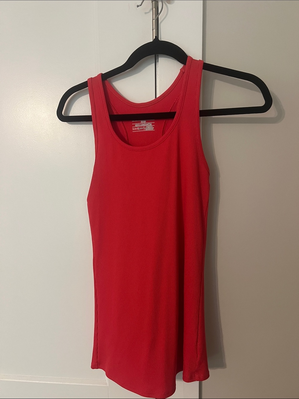 Under Armour Red Ribbed Tank Top
